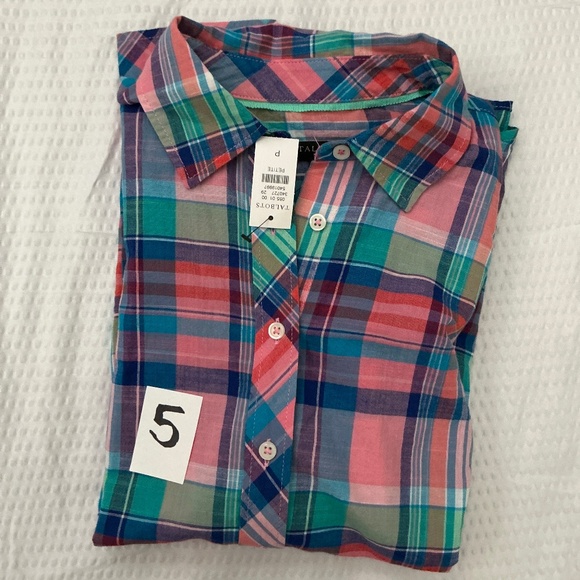 Talbots Modern Classic Button Front Shirt-long sleeve - Picture 6 of 16